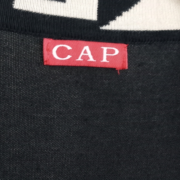 Cap Greek Key Pattern Duster- Size S-M - Picture 10 of 12